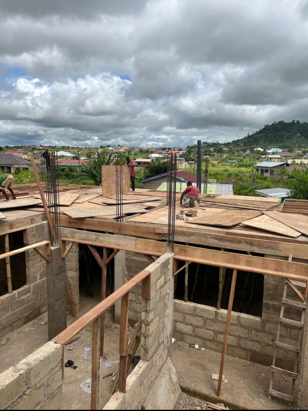 Formwork and structural build progress